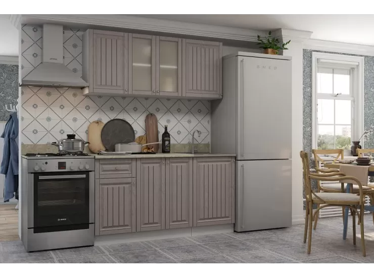 Кухня Хозяюшка 1.5 м трюфель