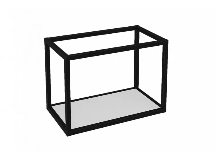 Полка Лофт ПМГ-Л 500 черная / белая Полка Лофт ПМГ-Л 500 черная / белая