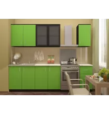 Кухня Катя 2 м лайм