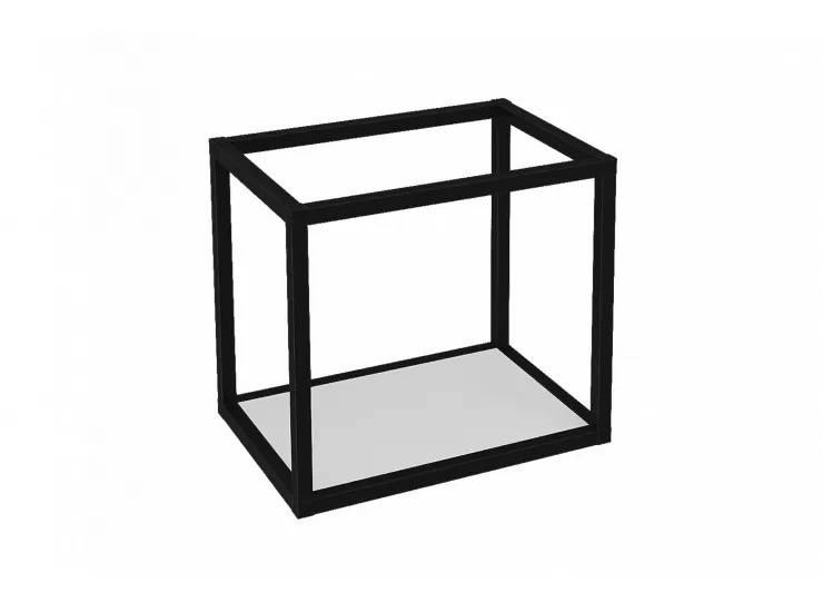 Полка Лофт ПМГ-Л 400 черная / белая Полка Лофт ПМГ-Л 400 черная / белая
