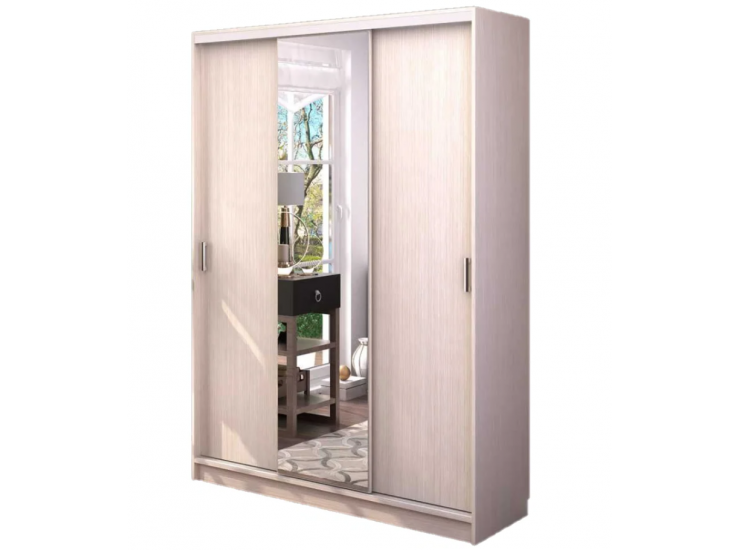 Шкаф-купе Альянс 1,5 белфорт 150х60х220 см (10344) Шкаф-купе Альянс 1,5 белфорт 150х60х220 см (10344)