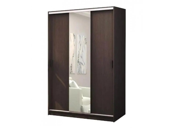 Шкаф-купе Альянс 1,5 венге 150х60х220 см (10343) Шкаф-купе Альянс 1,5 венге 150х60х220 см (10343)