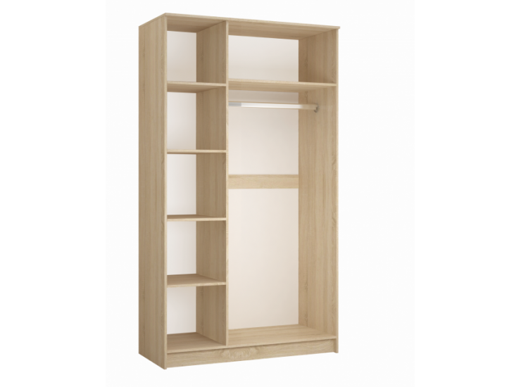 Шкаф-купе Стиль 1200 дуб сонома/венге 120х54х220 см (10326) Шкаф-купе Стиль 1200 дуб сонома/венге 120х54х220 см (10326)