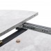Стол обеденный SILVER D100 раскладной, бетон светлый