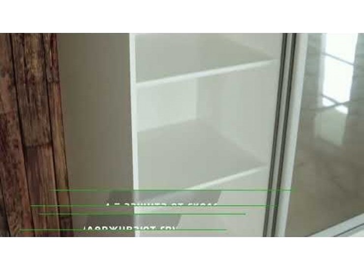 Шкаф-купе 2-х дверный Экспресс Белый снег 140х60х240 см (10845)